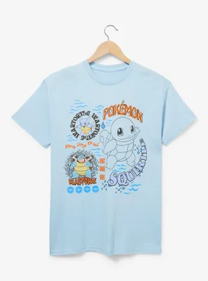 Pokémon Squirtle Evolutions Women’s T-Shirt  - BoxLunch Exclusive