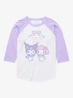 Sanrio My Melody & Kuromi Portrait Raglan T-Shirt - BoxLunch Exclusive