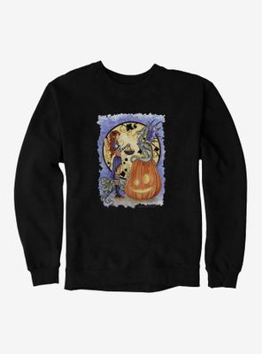 Dragons Love Candy Corn Sweatshirt by Amy Brown