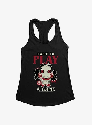 Saw I Want To Play A Game Womens Tank Top