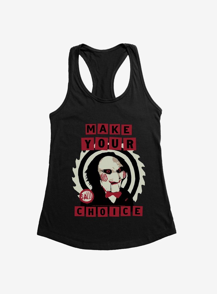 Saw Make Your Choice Womens Tank Top