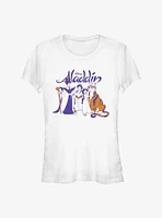 Disney Aladdin Group Shot Girls T-Shirt