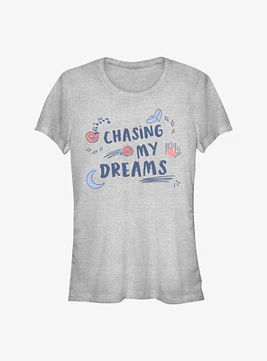 Disney Princesses Chasing My Dreams Girls T-Shirt