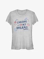 Disney Princesses Chasing My Dreams Girls T-Shirt