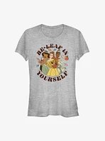Disney Princesses Fall For Yourself Girls T-Shirt