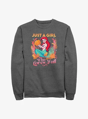 Disney The Little Mermaid Pumpkin Ariel Sweatshirt