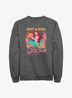 Disney The Little Mermaid Pumpkin Ariel Sweatshirt