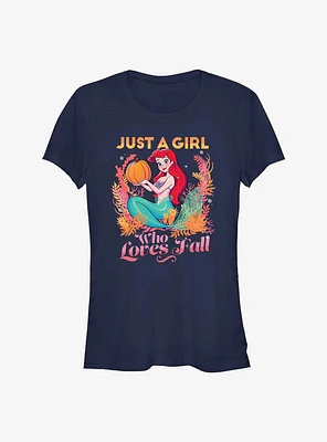 Disney The Little Mermaid Pumpkin Ariel Girls T-Shirt