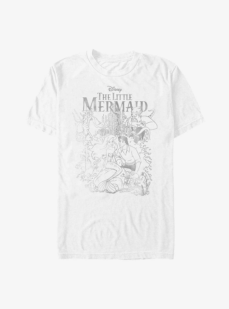 Disney The Little Mermaid Poster T-Shirt