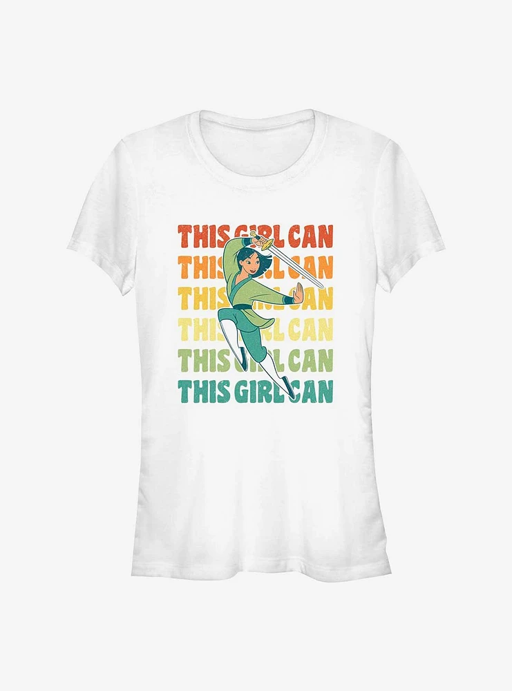 Disney Mulan This Girl Can Girls T-Shirt