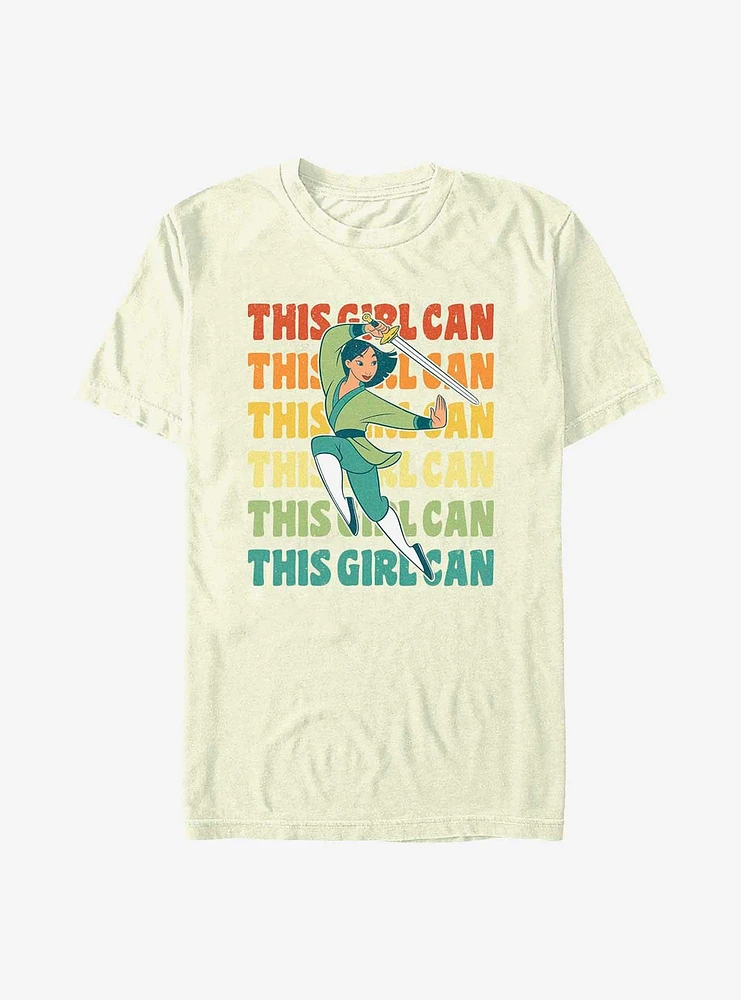 Disney Mulan This Girl Can T-Shirt