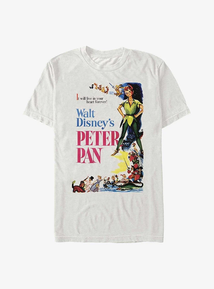 Disney Peter Pan Vintage Poster T-Shirt