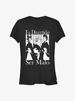 Disney Villains Spanish Good To Be Bad Girls T-Shirt