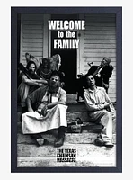 The Texas Chainsaw Massacre Welcome To The Family Framed Wood Wall Art