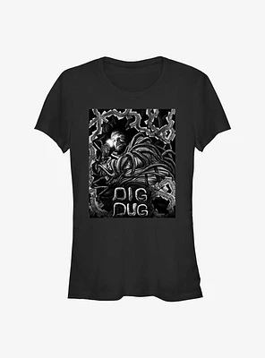 Stranger Things Hopper Dig Dug Girls T-Shirt