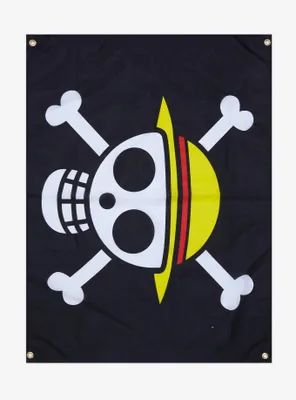 One Piece Straw Hat Pirates Jolly Roger Banner