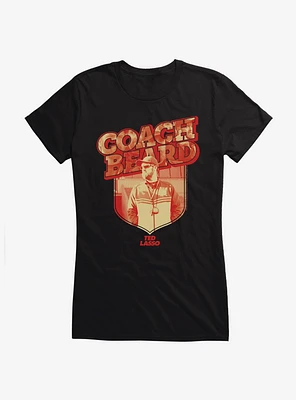 Ted Lasso Coach Beard Girls T-Shirt