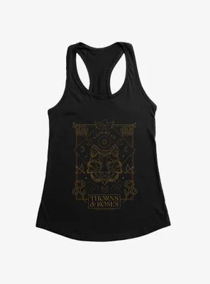 A Court Of Thorns & Roses Wolf Womens Tank Top