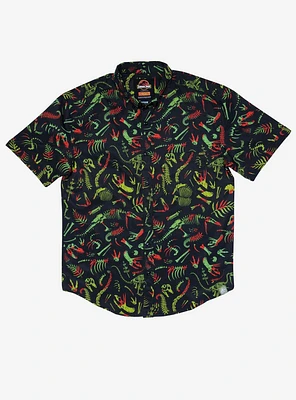 RSVLTS Jurassic Park Fossil Records KUNUFLEX Short Sleeve Shirt