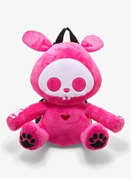 Skelanimals Pink Jack Plush Backpack