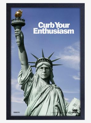 Curb Your Enthusiasm Liberty Framed Wood Poster