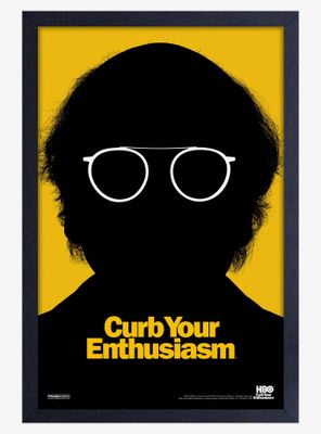 Curb Your Enthusiasm Oy Framed Wood Poster