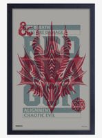 Dungeons & Dragons Chaotic Evil Framed Wood Poster