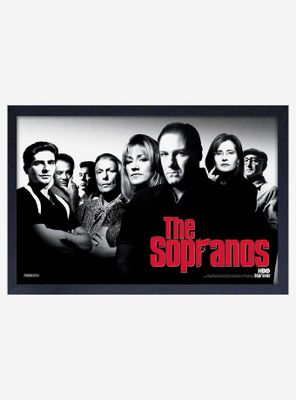 The Sopranos Logo Framed Wood Poster