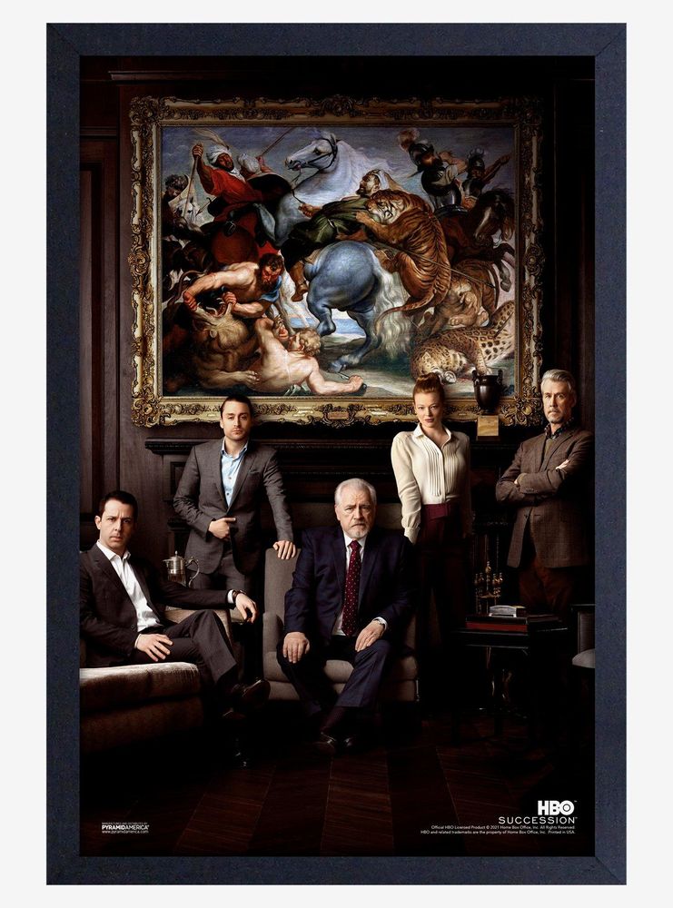 The Sopranos Succession Framed Wood Poster