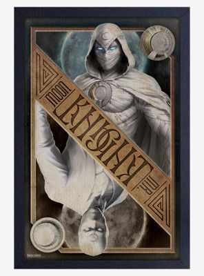 Marvel Moon Knight Flipped Framed Wood Poster