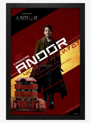 Star Wars Andor Andor Duo Framed Wood Poster