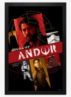 Star Wars Andor Grid Framed Wood Poster