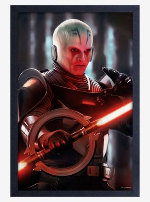 Star Wars Obi-Wan Grand Inquisitor Framed Wood Poster