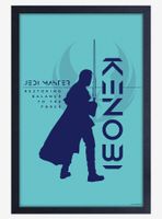 Star Wars Obi-Wan Jedi Master Framed Wood Poster