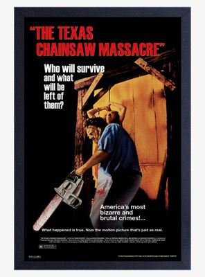 The Texas Chainsaw Massacre America's Most Brutal Framed Wood Poster