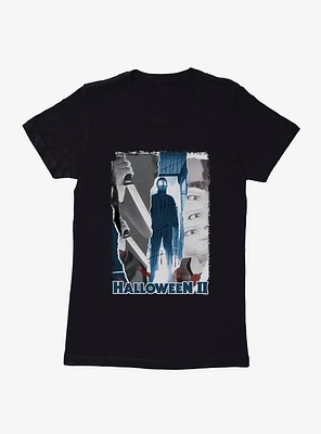 Halloween II Michael Myers Slasher Panels Womens T-Shirt