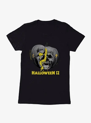 Halloween II Pumpkin Title Logo Womens T-Shirt