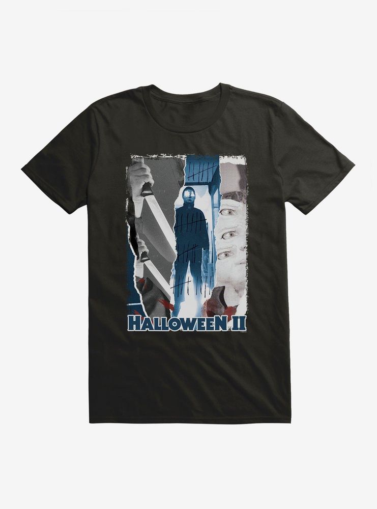 Halloween II Michael Myers Slasher Panels T-Shirt