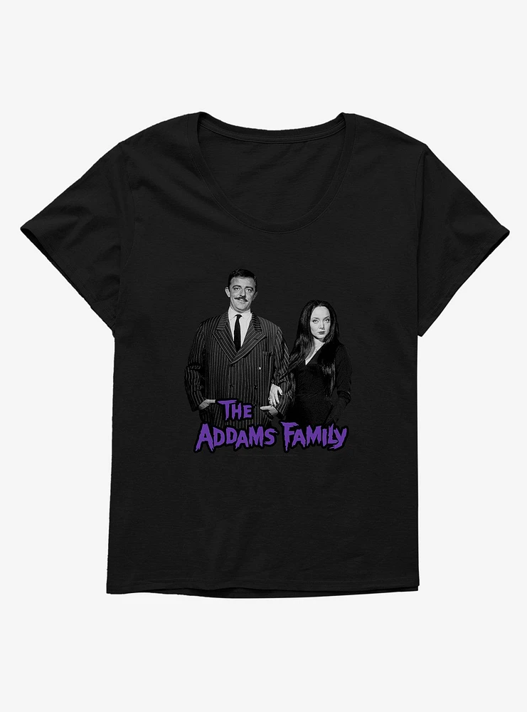 The Addams Family Gomez And Morticia Girls T-Shirt Plus