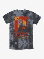 Star Wars Boba Fett Poster Tie-Dye T-Shirt