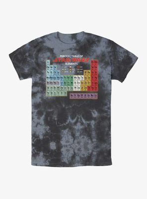 Star Wars Periodic Table Tie-Dye T-Shirt