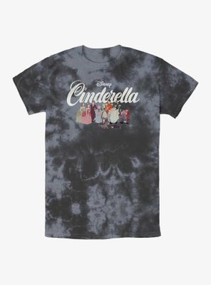 Disney Cinderella Vintage Group Tie-Dye T-Shirt