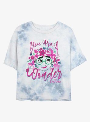 Disney Encanto You Are A Wonder Tie-Dye Womens Crop T-Shirt