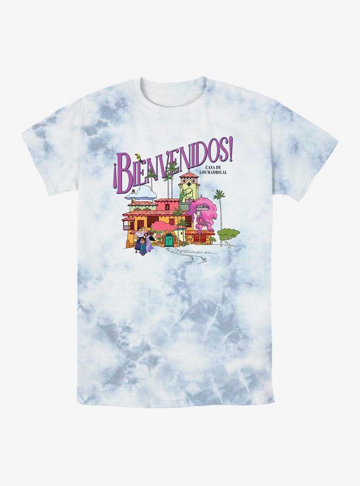 Disney Encanto Bienvenidos Casa De Los Madrigal Tie-Dye T-Shirt