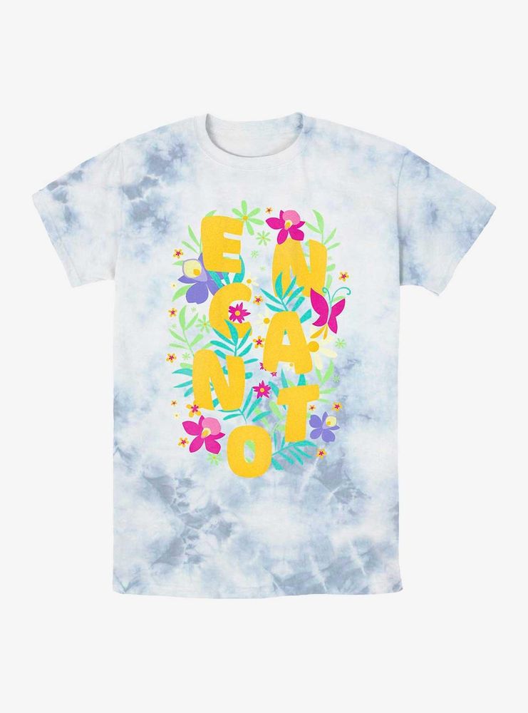 Disney Encanto Flower Arrangement Tie-Dye T-Shirt