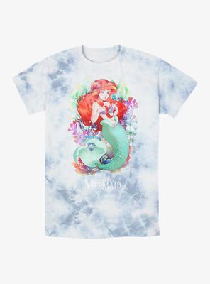 Disney The Little Mermaid Anime Style Tie-Dye T-Shirt