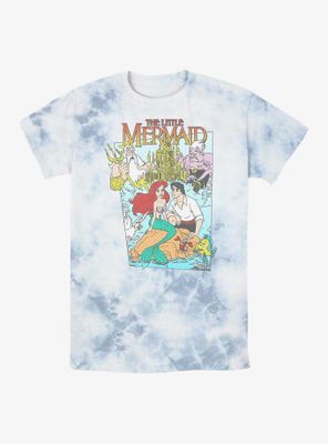 Disney The Little Mermaid Cover Tie-Dye T-Shirt