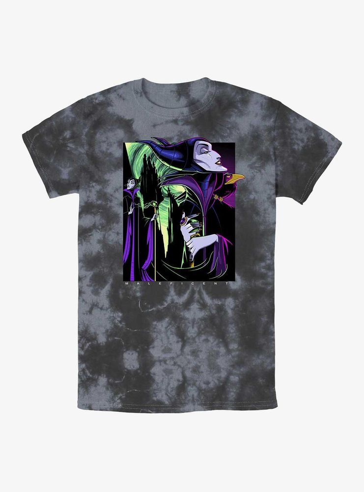 Disney Sleeping Beauty Maleficent Portrait Tie-Dye T-Shirt