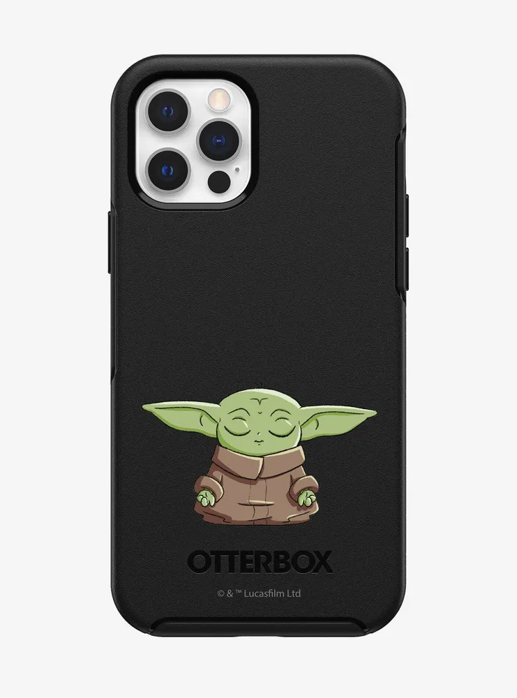 Star Wars The Mandalorian Grogu Symmetry Series Black iPhone 12 / iPhone 12 Pro Case