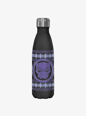 Marvel Black Panther King T'Challa Emblem Water Bottle